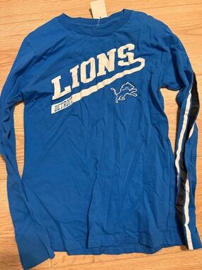 Detroit Lions Royal Blue Long Sleeve Tee